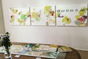 画家　今井ちひろ　あるぴいの銀花ギャラリー　ささいな光　