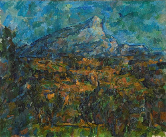 09.ポール・セザンヌ／ｻﾝﾄ･ｳﾞｨｸﾄﾜｰﾙ山、レ・ローヴからの眺め1