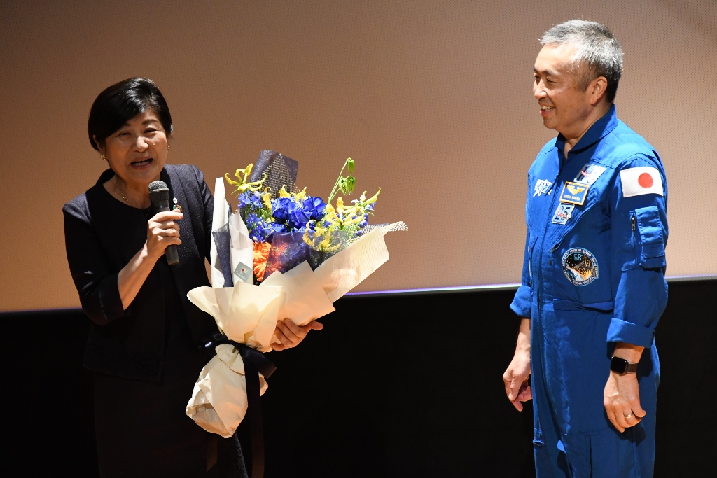 宇宙飛行士 若田光一 さいたま市　青少年宇宙科学館